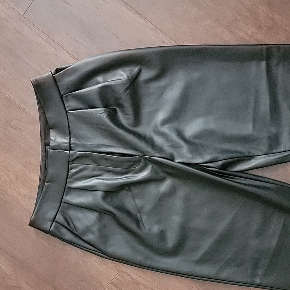 Express vegan leather dress pants